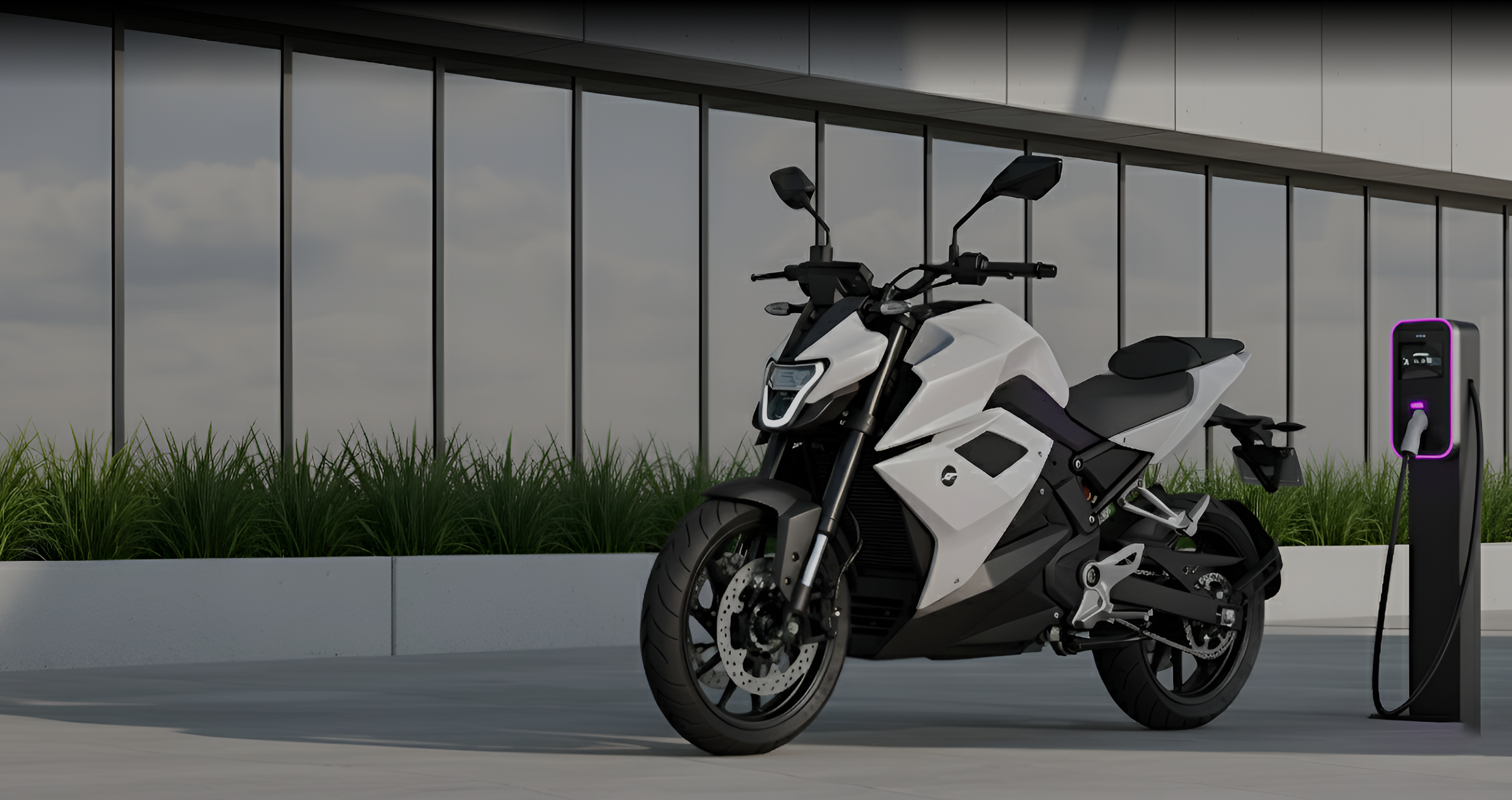 EV Charging Station Background 1